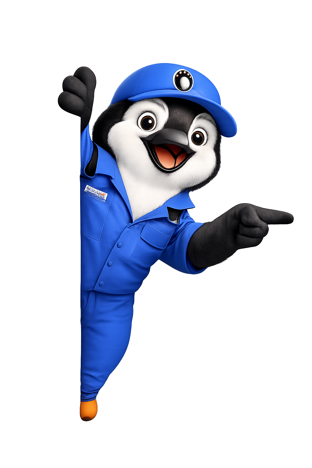 Pinguin Umzüge Maskottchen